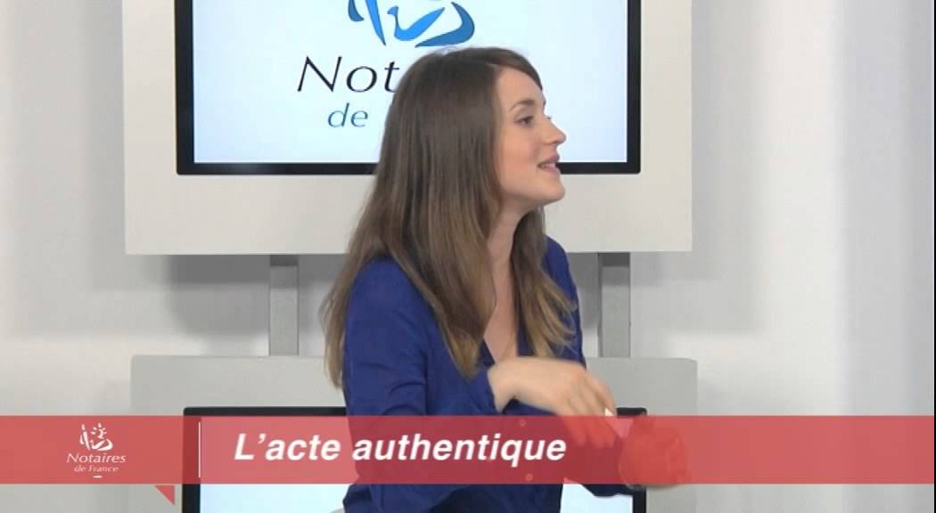 "L'acte authentique" par Me Couzigou-Suhas