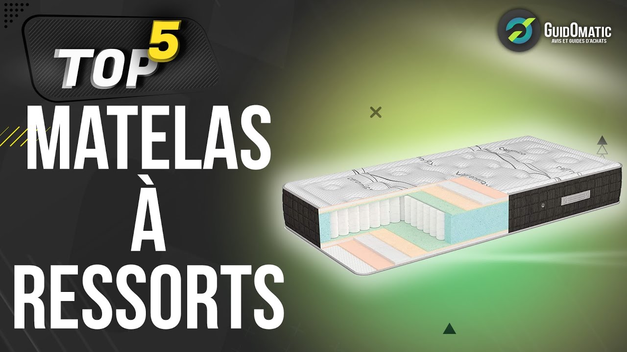 ⭐️ MEILLEUR MATELAS À RESSORTS (2022) - Comparatif & Guide d'achat