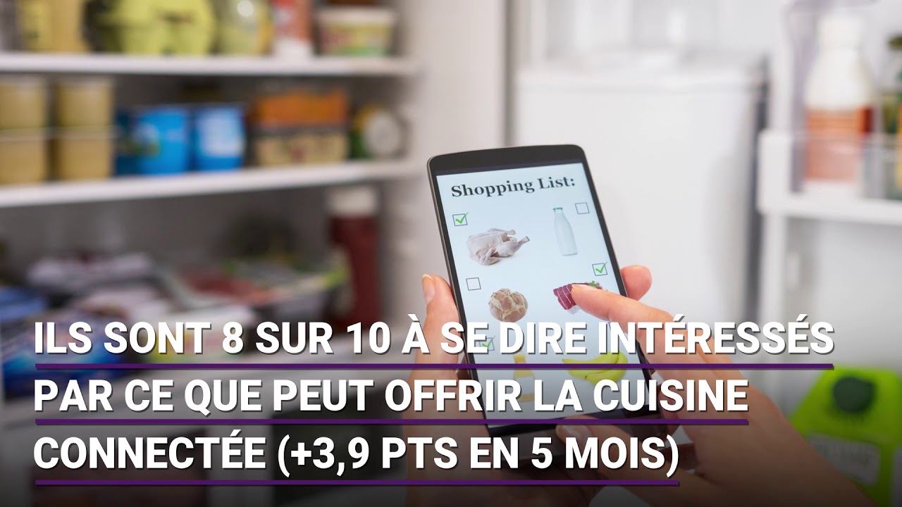 Ce que les Français attendent de la cuisine connectée