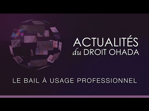 Le bail à usage professionnel