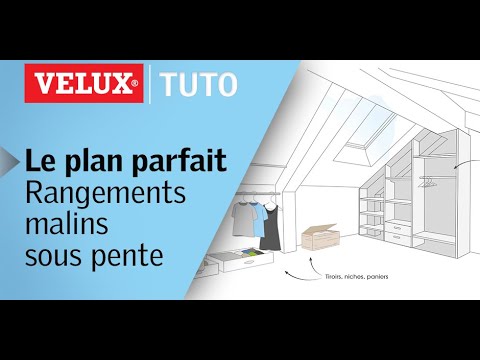 Le plan parfait : Ranger ses vêtements dans une pièce sous pente