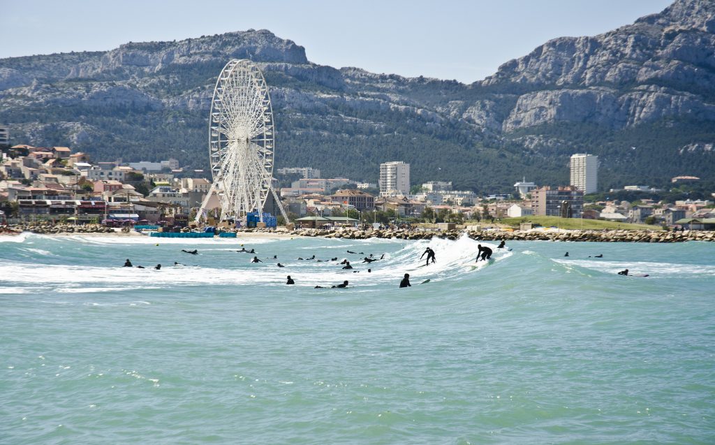 Autour du rondpoint du Prado à Marseille