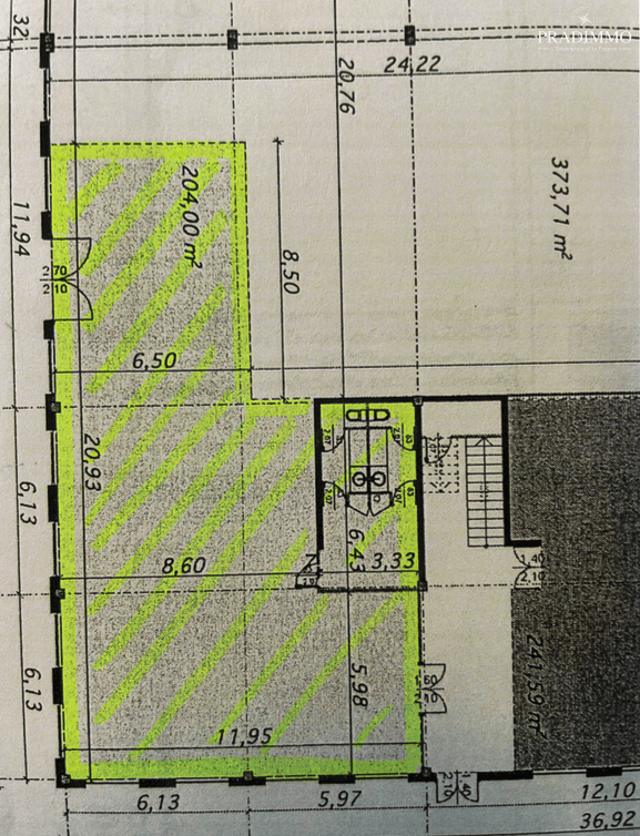 Bureau – 204m2 – AUBAGNE