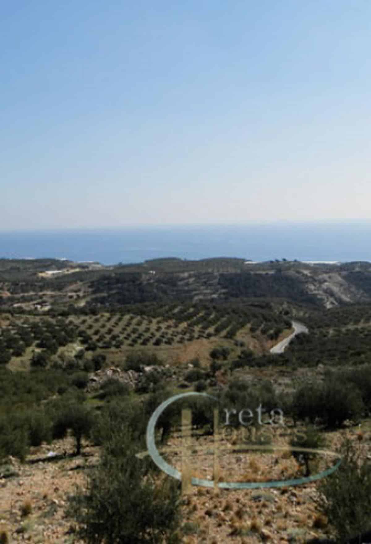 Viannos Kapsali Crete of agricultural land planted with  olive trees