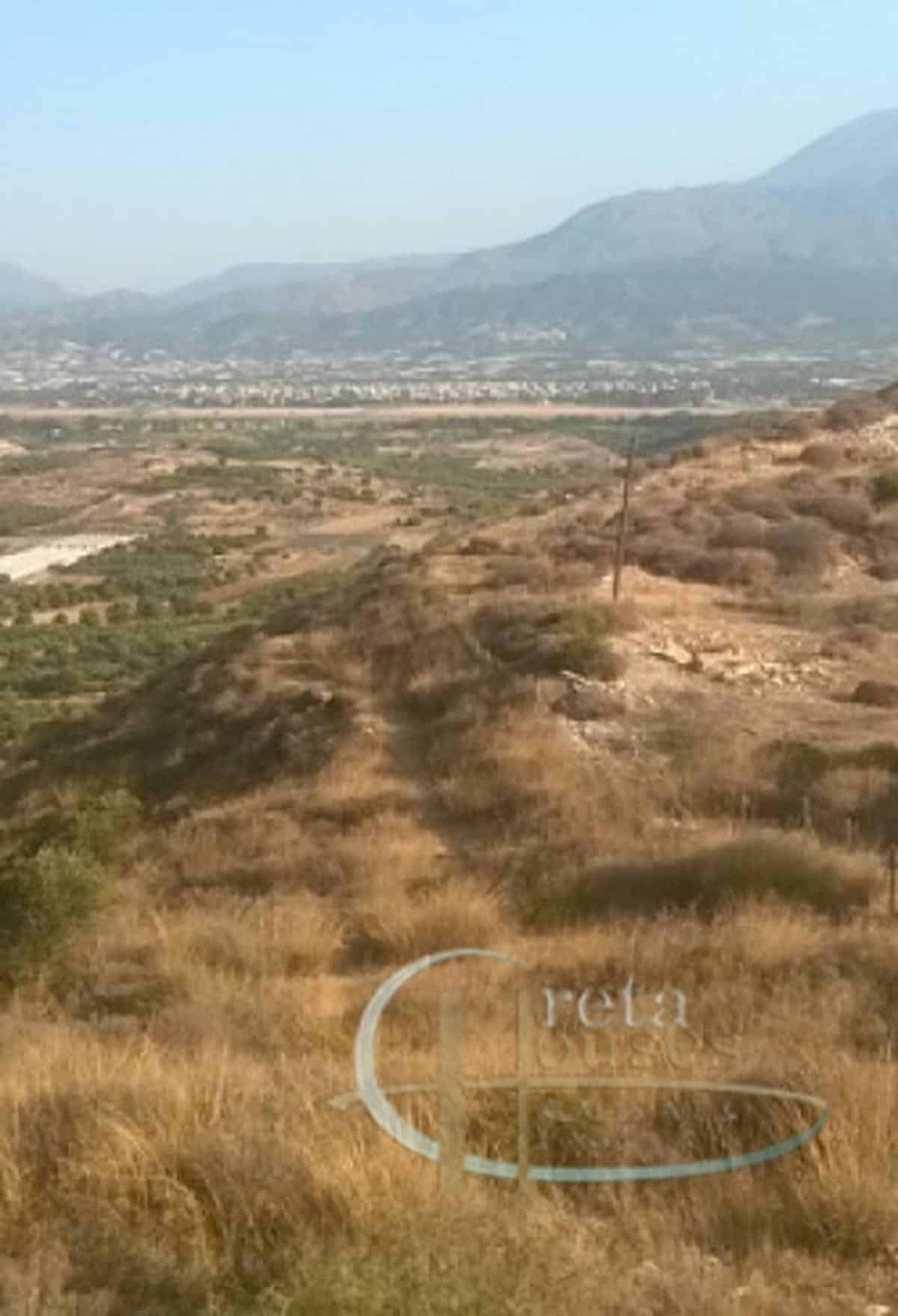 Kamilari south Crete building plot with panoramic 360 degree view