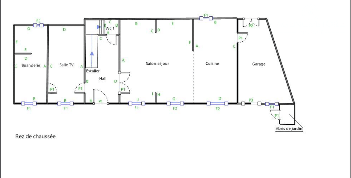 Cabins – Master house of 307 m2 on a plot of 871 m