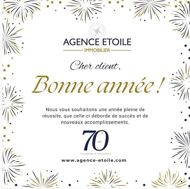 Bonne année immobilière avec Agence Étoile !