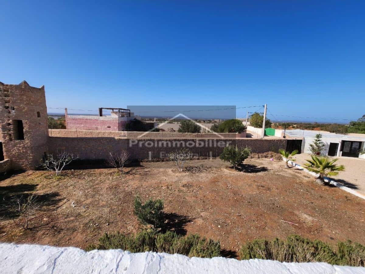 Beautiful House of 140 m² in countryside for sale in Essaouira Land 7500 m² without AVNA