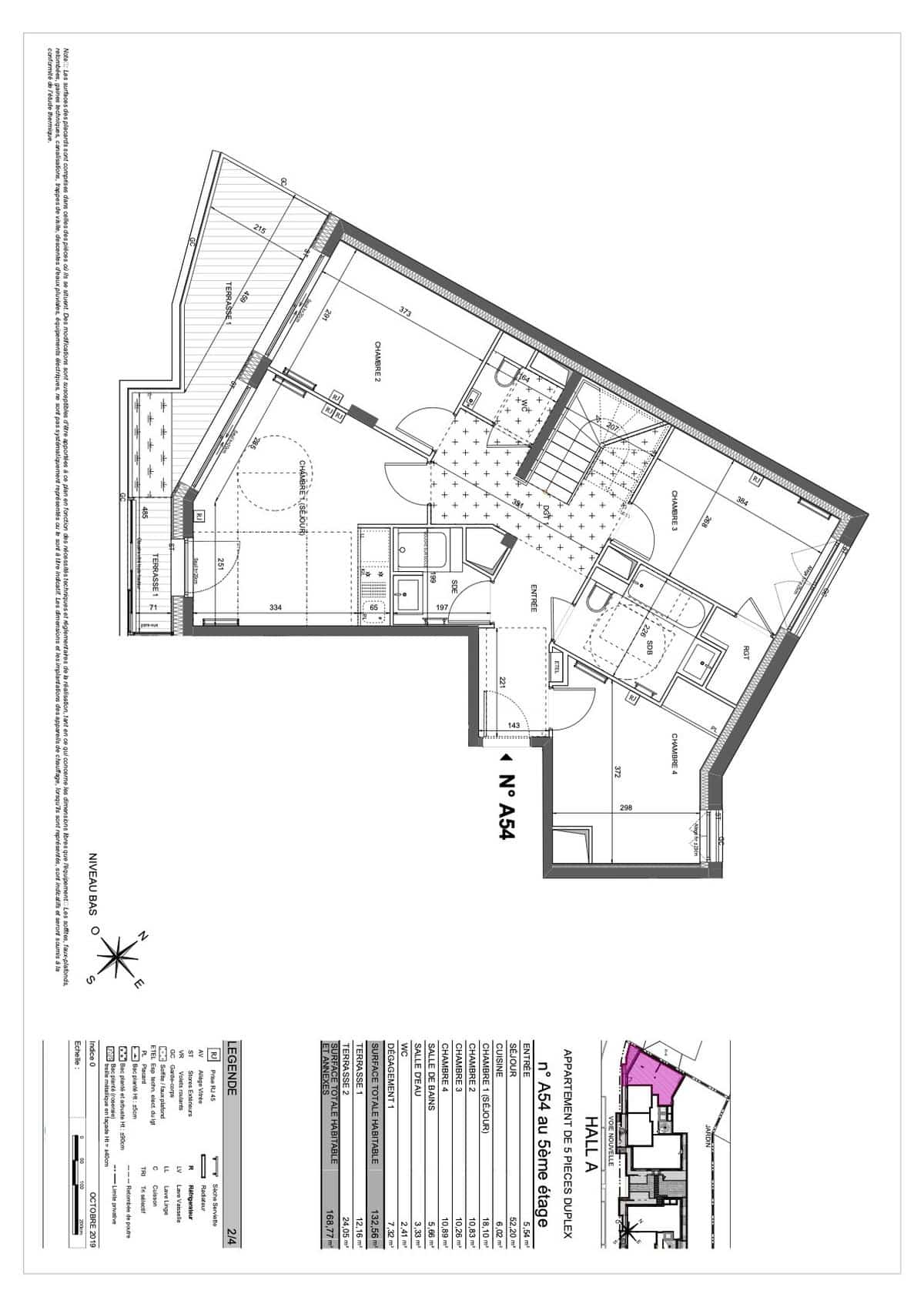 APPARTEMENT NEUF 5 PIECES – PARIS XV