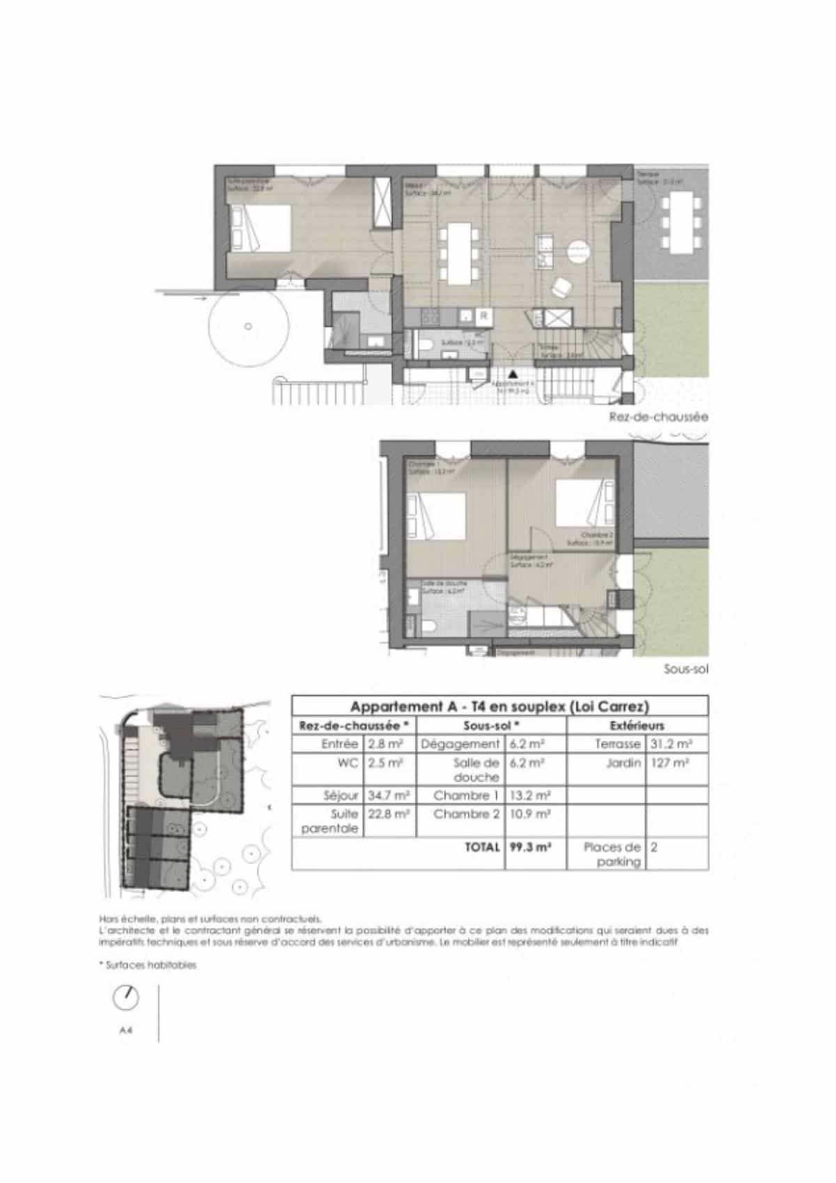 APPARTEMENT NEUF 4 PIECES – TROUVILLE-SUR-MER