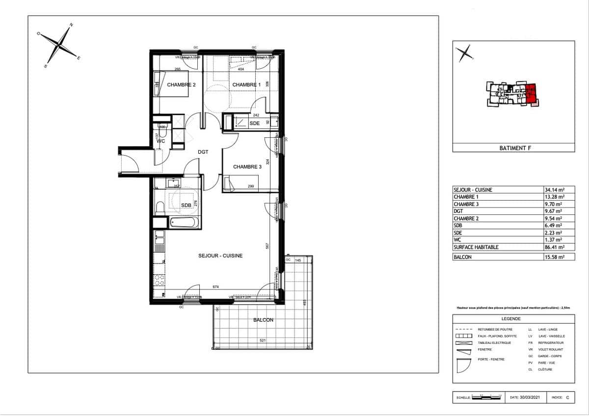 APPARTEMENT NEUF 4 PIECES – MARSEILLE 9