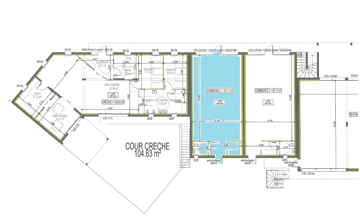 Local commercial de 67m2 à louer à Lançon-Provence