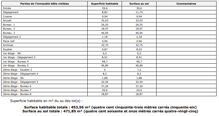 Offices on three levels Rue Fortia Marseille 13001