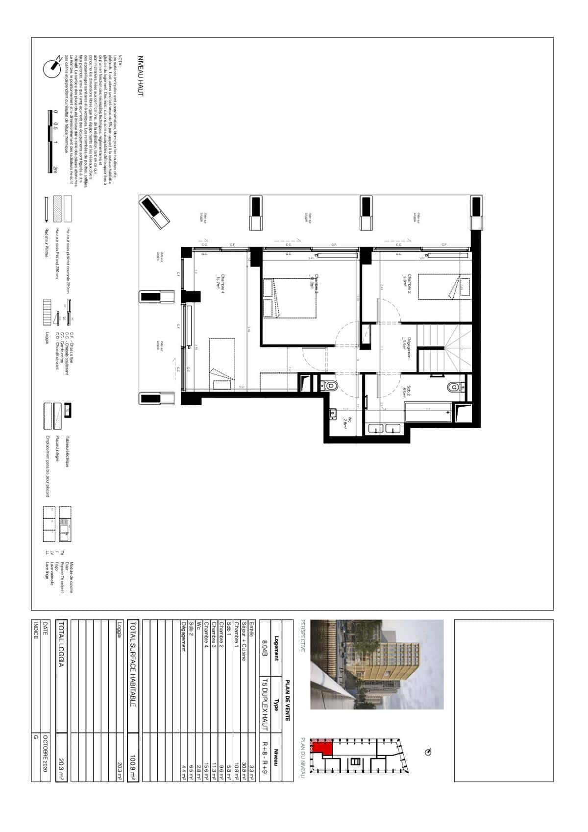 NEW 5-ROOM APARTMENT – PARIS XIII