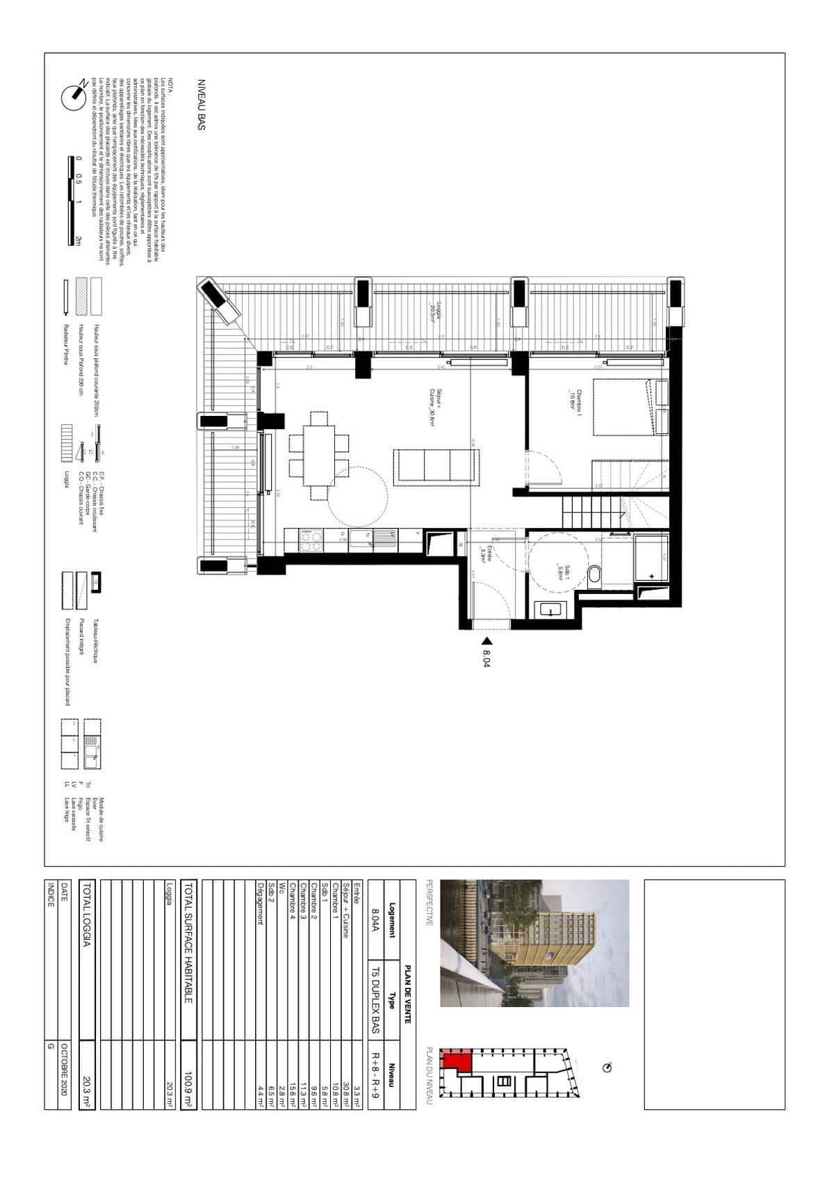 NEW 5-ROOM APARTMENT – PARIS XIII