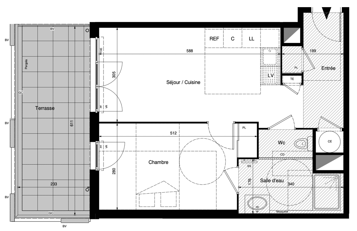 2 PIÈCES 44.68 M2 APPARTEMENT MARSEILLE 9e 2 PIÈCE(S) 44.68