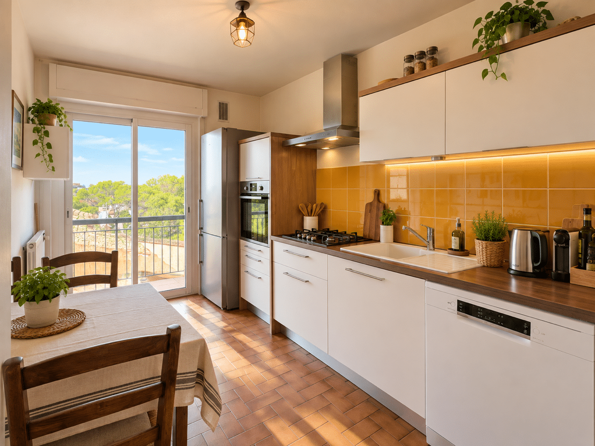 4-room apartment with terrace, garage, and cellar