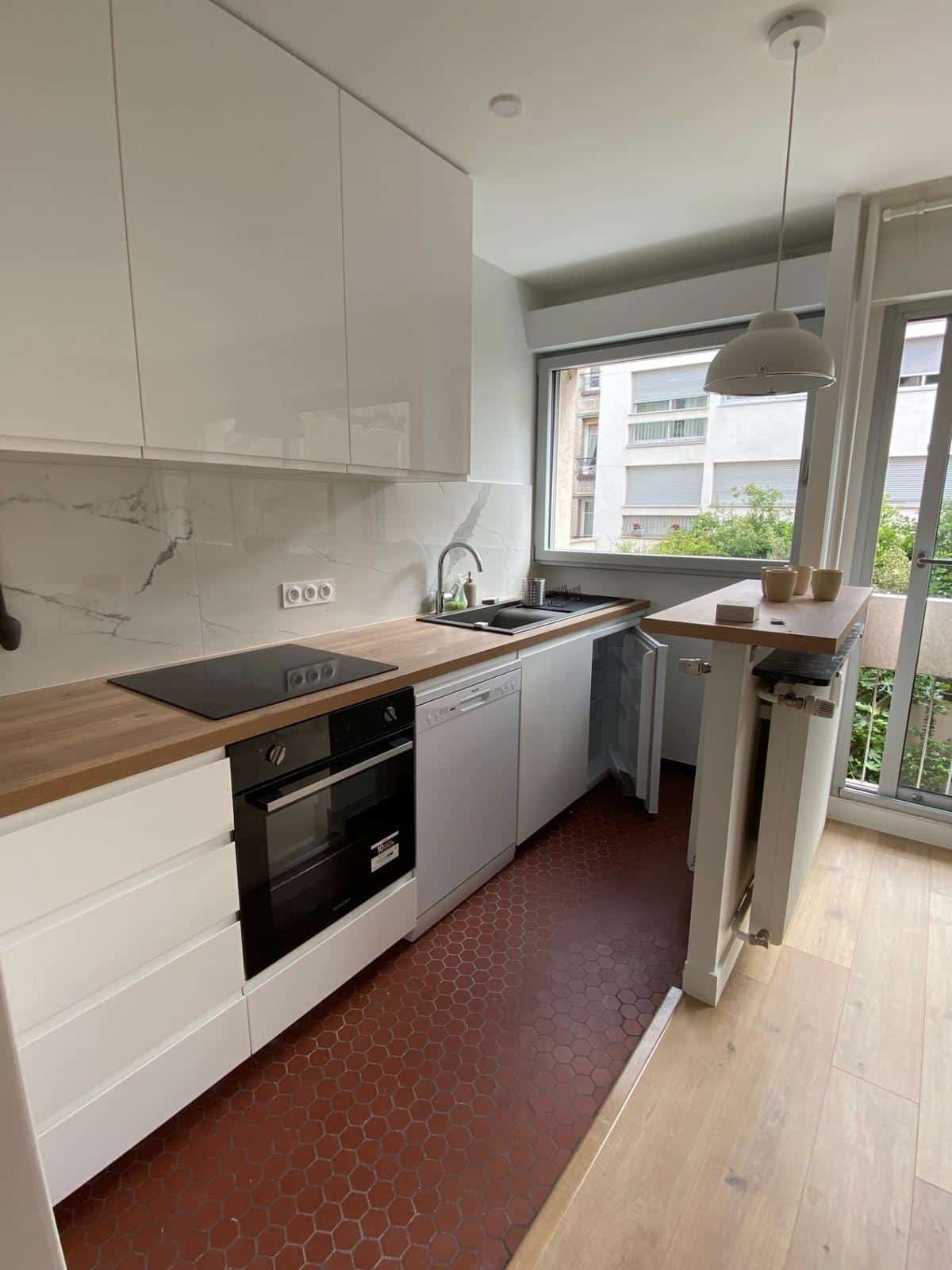 13ème BUTTE AUX CAILLES / STUDIO MEUBLE REFAIT NEUF