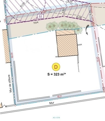 Terrain constructible de 323 m2 Roquefort-la-Bédoule