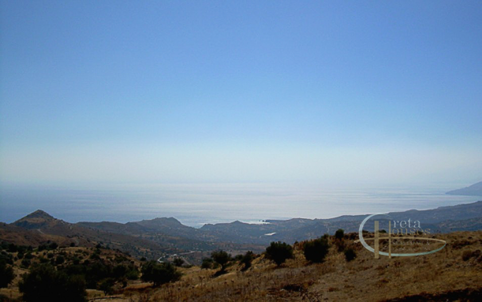 Saktouria South Crete land with panoramic sea and...